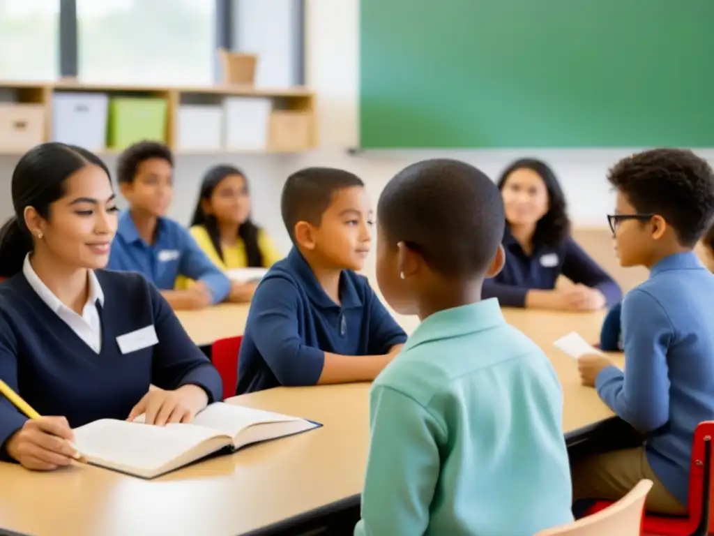 Un ambiente de aprendizaje inclusivo y armonioso en un aula bilingüe con diversidad de estudiantes