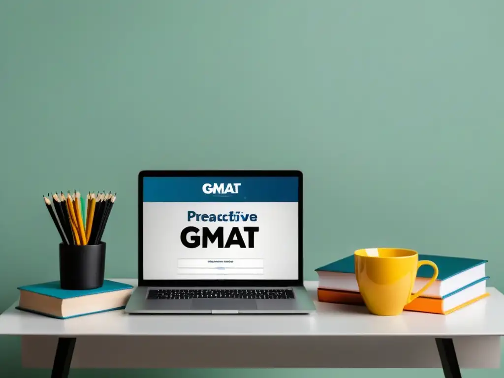 Un ambiente de estudio moderno y enfocado para la preparación GMAT para MBA en Uruguay