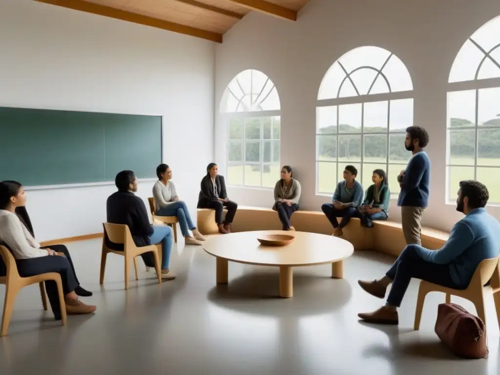 Ambiente tranquilo de aula en Uruguay para cursos Neuroeducación Aprendizaje Emocional