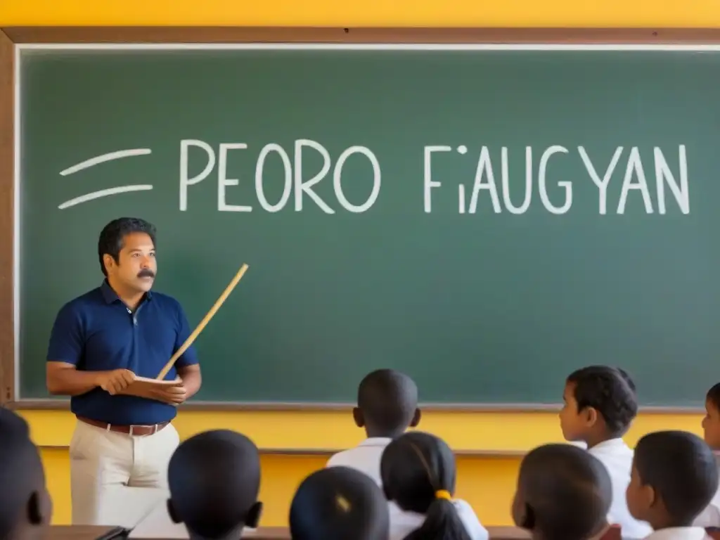 Pedro Figari educando con arte y cultura a estudiantes de diversos orígenes étnicos