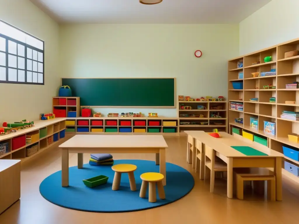 Un aula armoniosa en Uruguay con diseño minimalista y materiales Montessori, Pedagogía Montessori en Uruguay