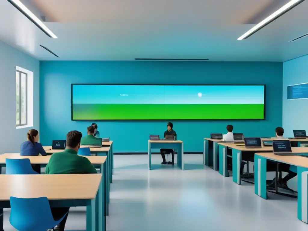 Un aula futurista en Uruguay con tecnología de Inteligencia Artificial en Educación
