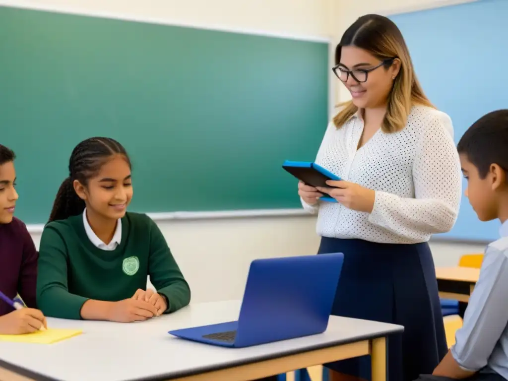 Aula inclusiva en Uruguay con adaptaciones curriculares para inclusión personalizada