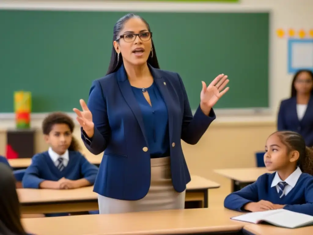 Profesora hispana en aula diversa: ambiente educativo inclusivo Un aula inclusiva y armoniosa en un desarrollo profesional docente en Uruguay