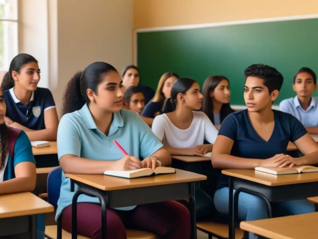 Un aula inclusiva en Uruguay promoviendo la prevención del bullying y la diversidad sexual