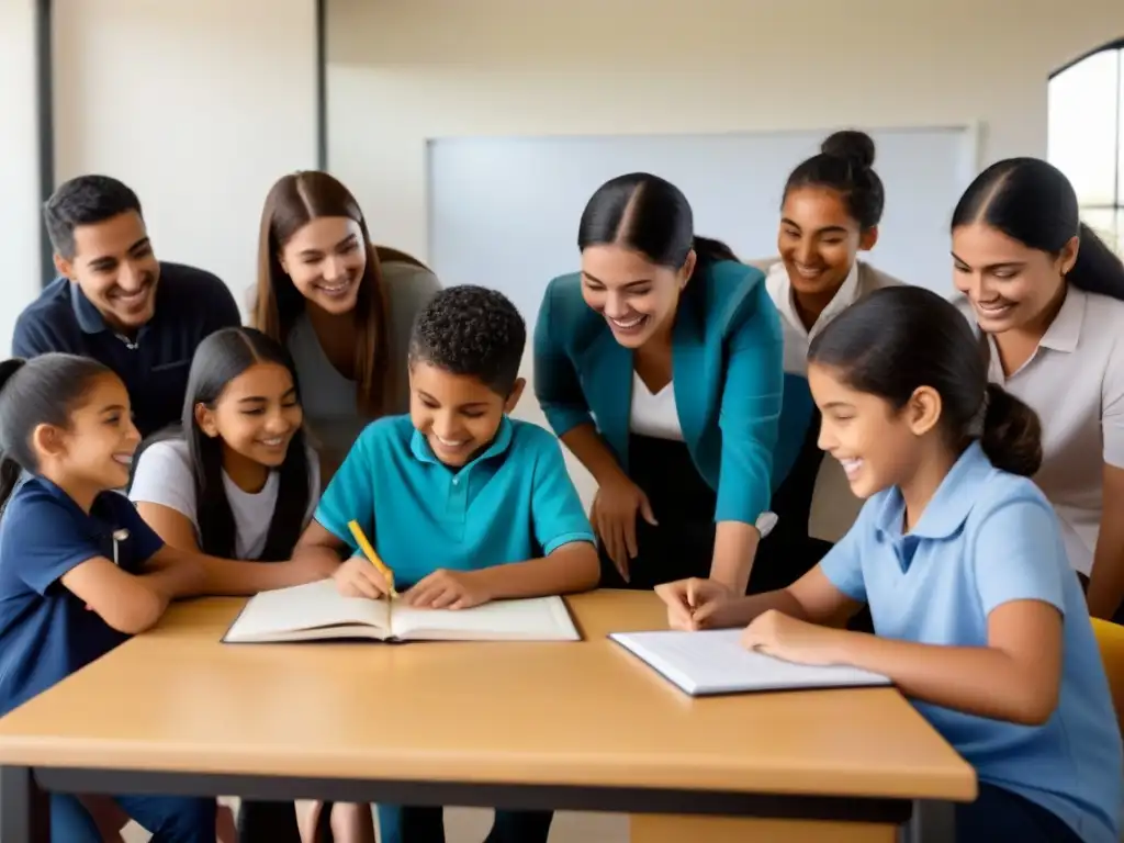 Un aula inclusiva en Uruguay con proyectos educativos variados