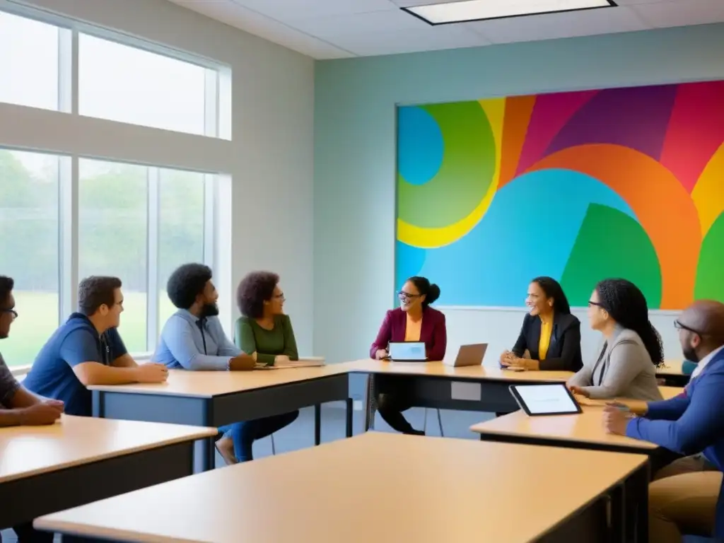 Un aula inspiradora con reformas educativas Uruguay educación adultos: diversidad, tecnología y colaboración en la enseñanza innovadora