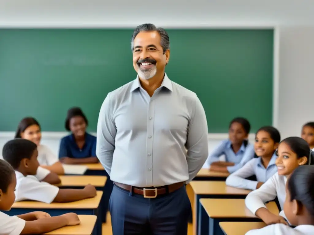 José Pedro Varela inspira educación en aula multicultural Uruguay