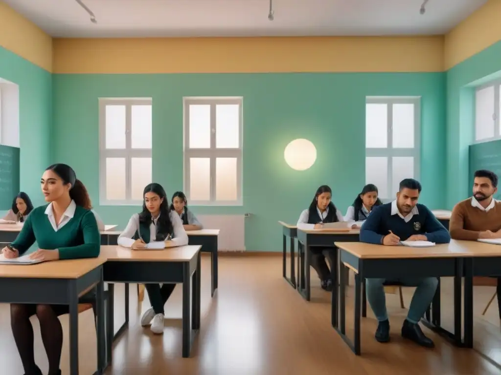 Aula serena en Uruguay con adaptaciones curriculares para inclusión personalizada