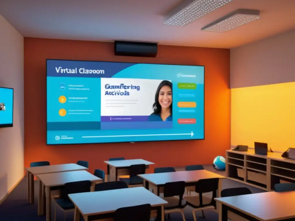 Un aula virtual en Uruguay con gamificación en educación a distancia