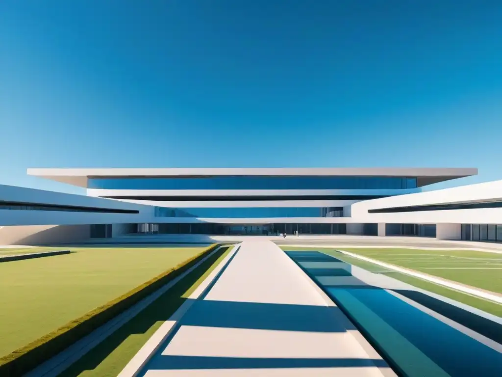 Un campus universitario futurista en Uruguay, con tecnología avanzada integrada en la arquitectura