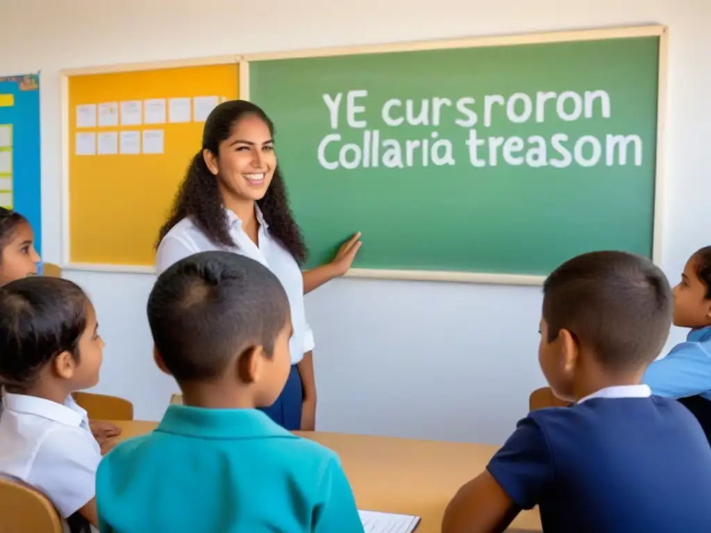 Clase interactiva en Uruguay fomenta educación como herramienta contra la pobreza