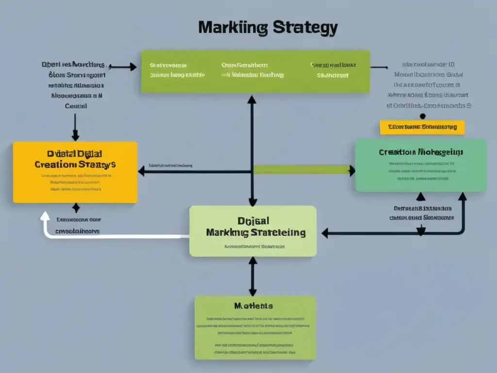 Detallado y educativo esquema de estrategias de marketing digital para startups educativas en Uruguay