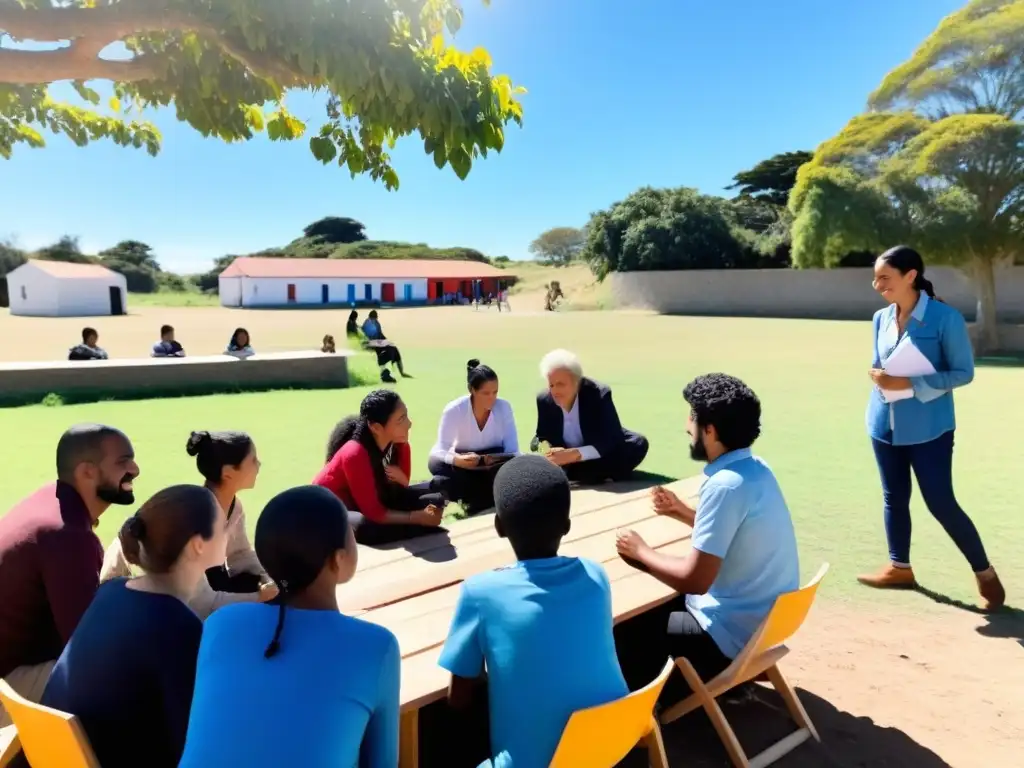 Un día de aprendizaje y colaboración en un espacio comunitario en Uruguay