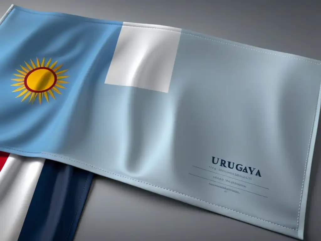 Dos diplomas entrelazados con banderas de Uruguay y otro país, simbolizando doble titulación en un MBA internacional