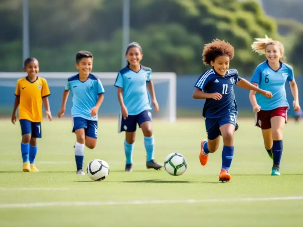 Diversidad y alegría en un juego de fútbol en Uruguay: Inclusión educativa a través del deporte en Uruguay