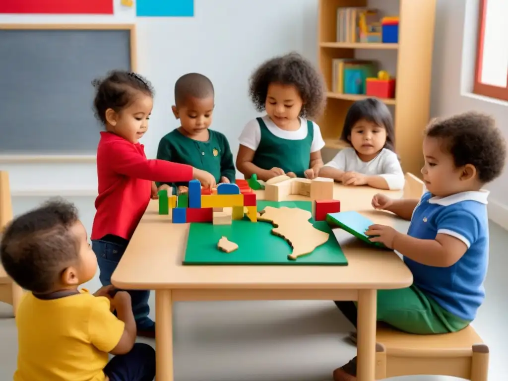 Diversidad y armonía: niños de distintos orígenes aprenden juntos en la educación preescolar en Uruguay influencias internacionales
