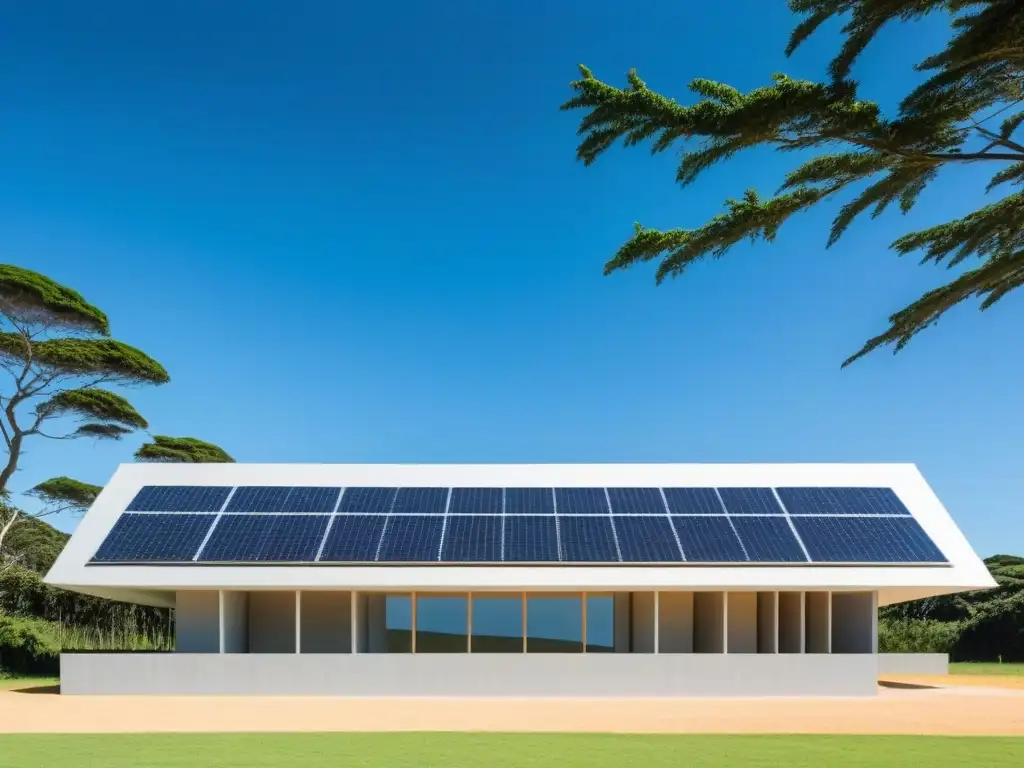 'Edificio escolar futurista en Uruguay con energías renovables'