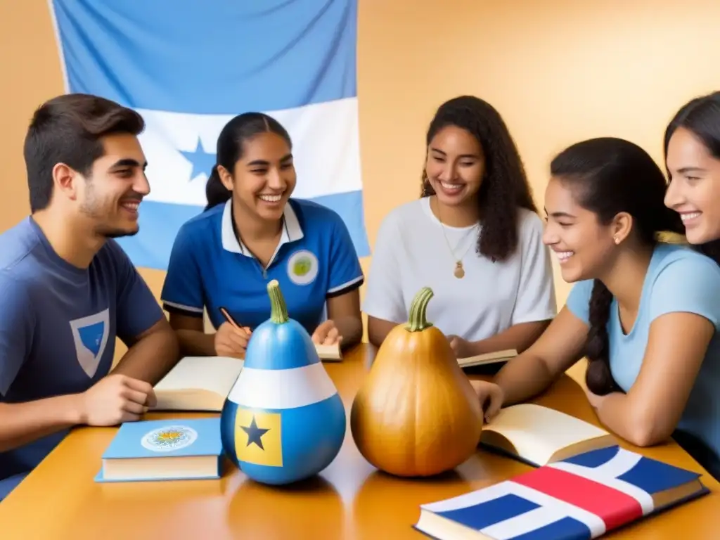 Encuentro de estudiantes uruguayos e internacionales en intercambio educativo