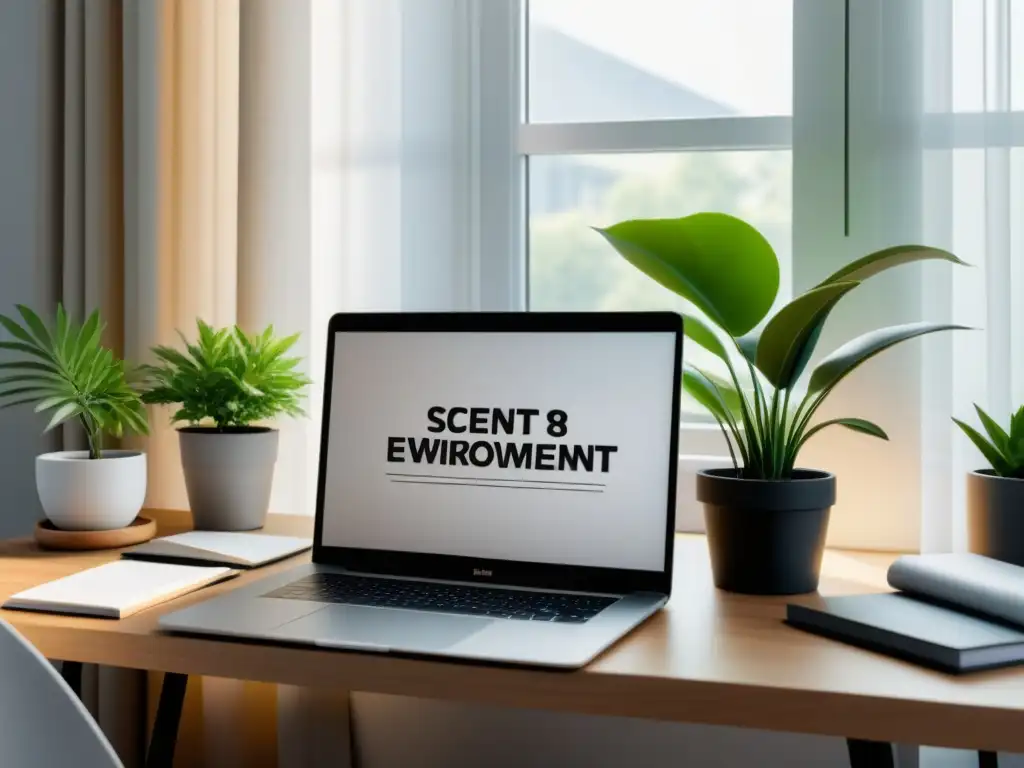 Entorno de estudio en casa: minimalista y sereno para enfocarte Un entorno de estudio sereno y minimalista en casa, ideal para la orientación vocacional en educación secundaria