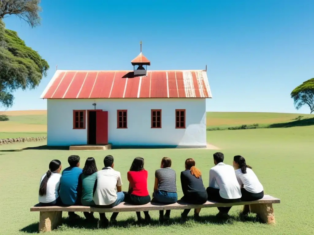 Escuela rural en Uruguay: comunidad y aprendizaje al aire libre para elearning en áreas rurales Uruguay