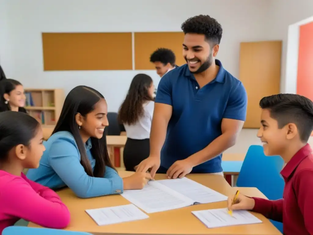 Estudiantes diversos disfrutan de la gamificación en educación en Uruguay