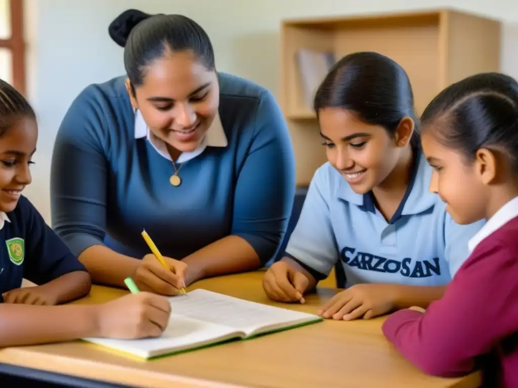 Estudiantes en Uruguay colaboran con la comunidad en Aprendizaje Servicio, potenciando rendimiento académico