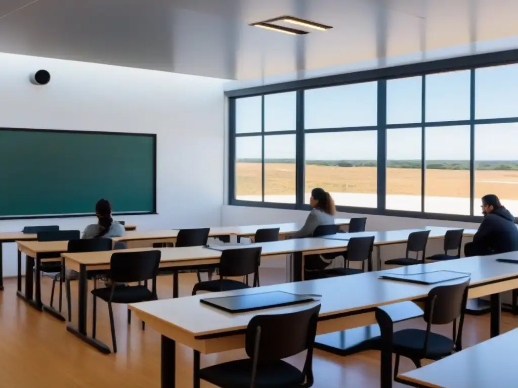 Estudiantes en Uruguay aprenden sobre energías renovables con paneles solares en el aula