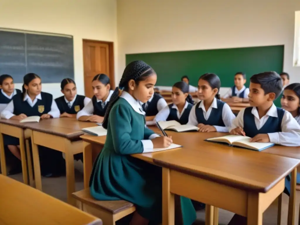 Estudiantes inmersos en actividades culturales, reflejando la diversidad y la inclusión cultural en educación en Uruguay