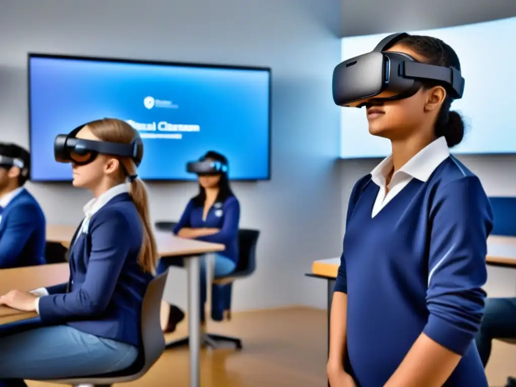 Estudiantes inmersos en Realidad Virtual en Educación Uruguay