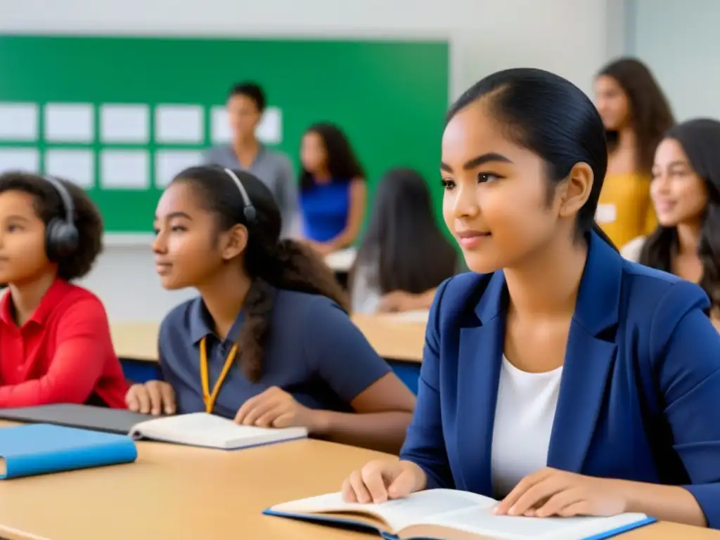 Estudiantes diversos participan en intercambio lingüístico, resaltando la importancia de programas bilingües y el multilingüismo en Uruguay