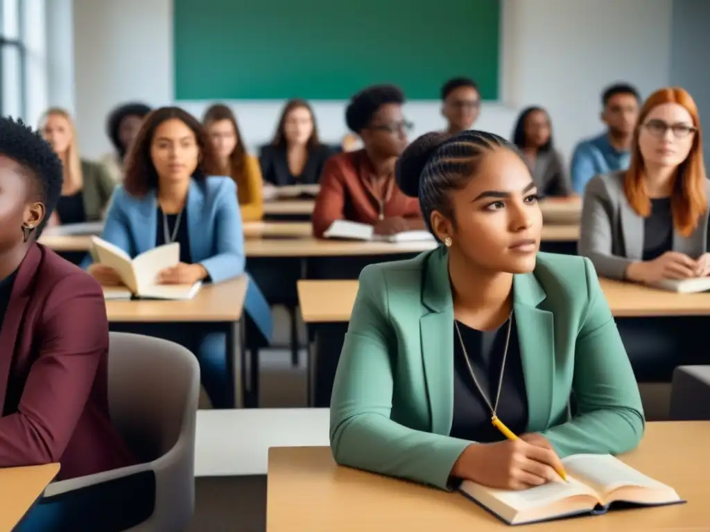 Estudiantes internacionales en aula universitaria: igualdad de género y diversidad étnica en educación