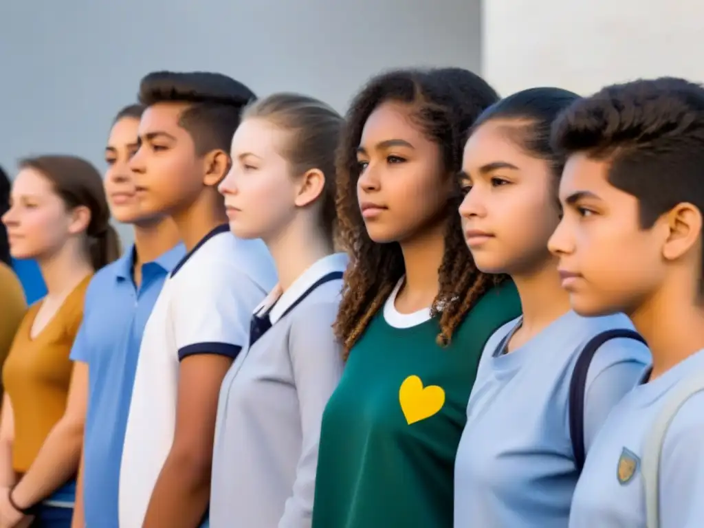 Estudiantes unidos en solidaridad y superación del bullying en Uruguay