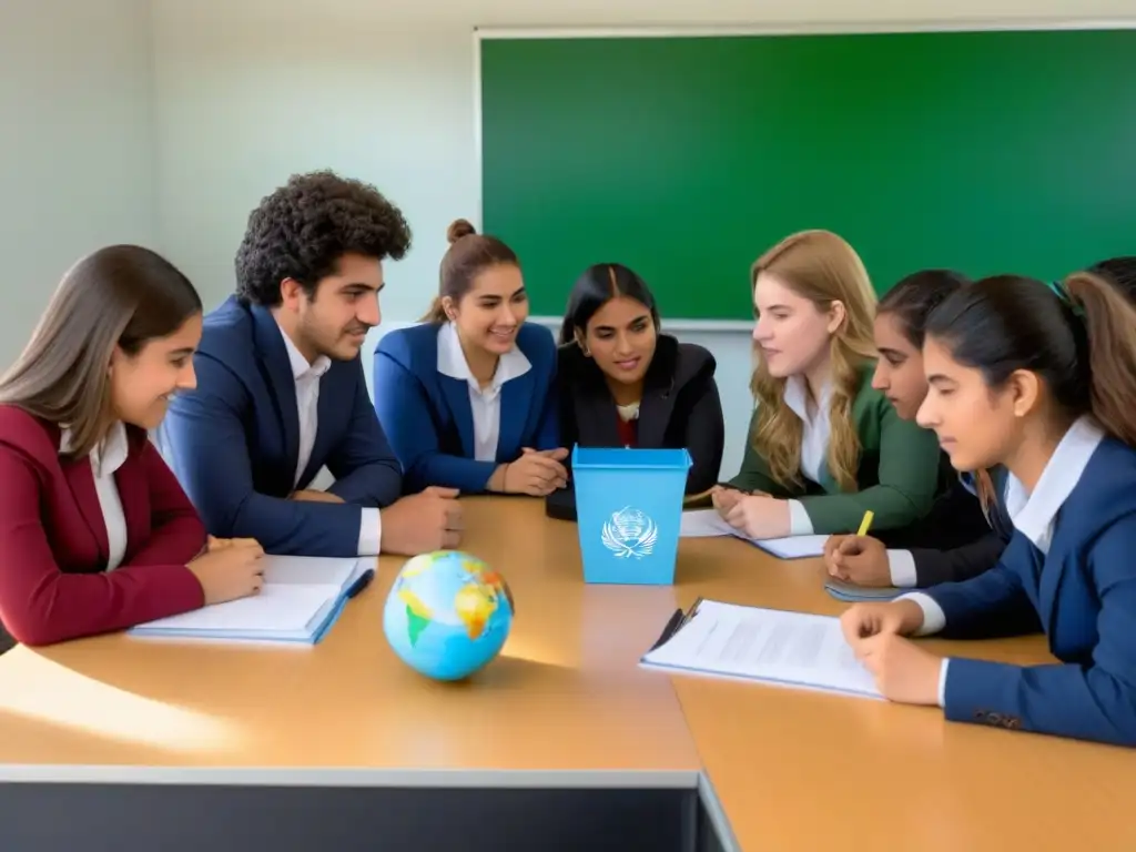 Estudiantes uruguayos participan en actividad global de Educación en Uruguay para ciudadanía global