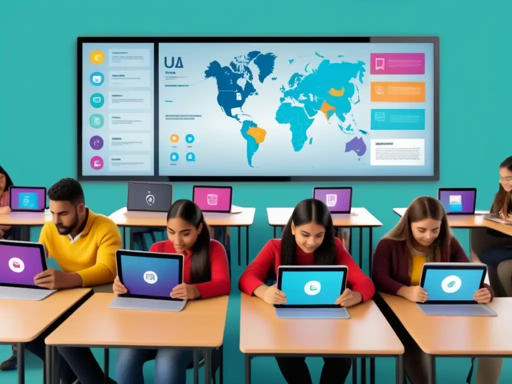 Estudiantes uruguayos usan AdTech para inclusión educativa en un aula digital