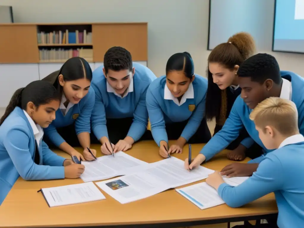 Estudiantes uruguayos colaboran en proyecto interescuelas educativas Uruguay