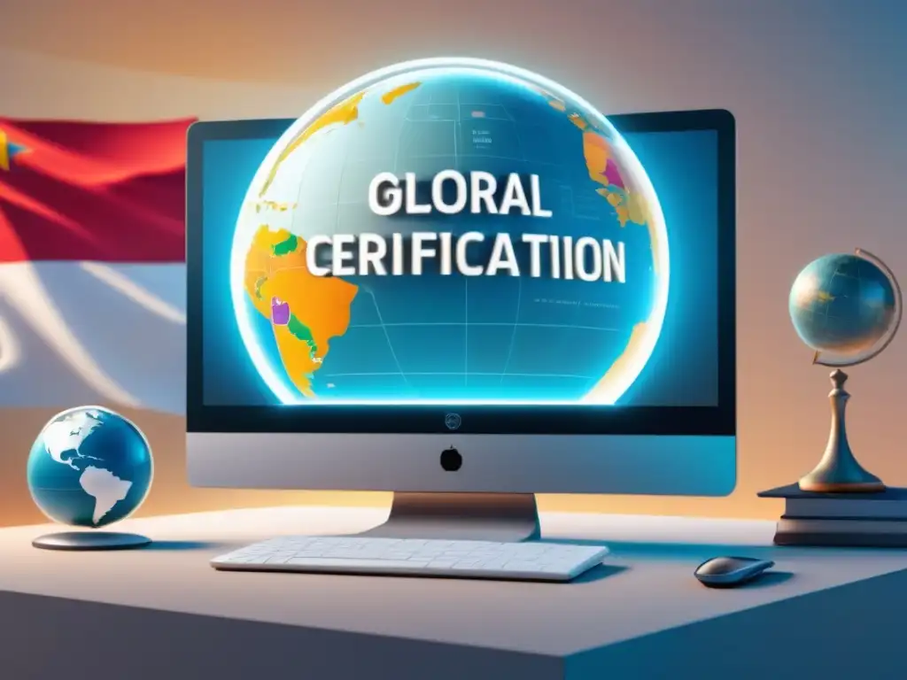 Futurista plataforma de certificación online con aula virtual y certificados digitales, conectando la educación en Uruguay