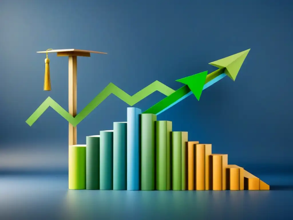 Gráfico estilizado muestra el impacto de la educación en el crecimiento económico de Uruguay