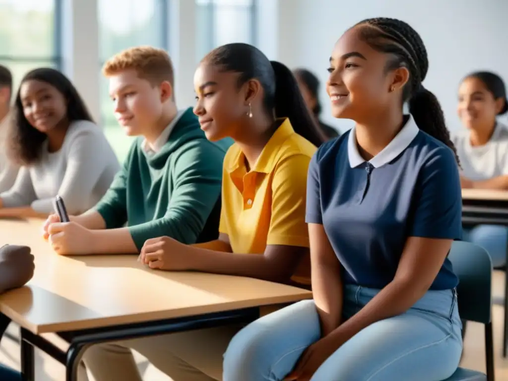 Una imagen impactante de diversidad en la educación, potenciando el rendimiento académico con inclusión