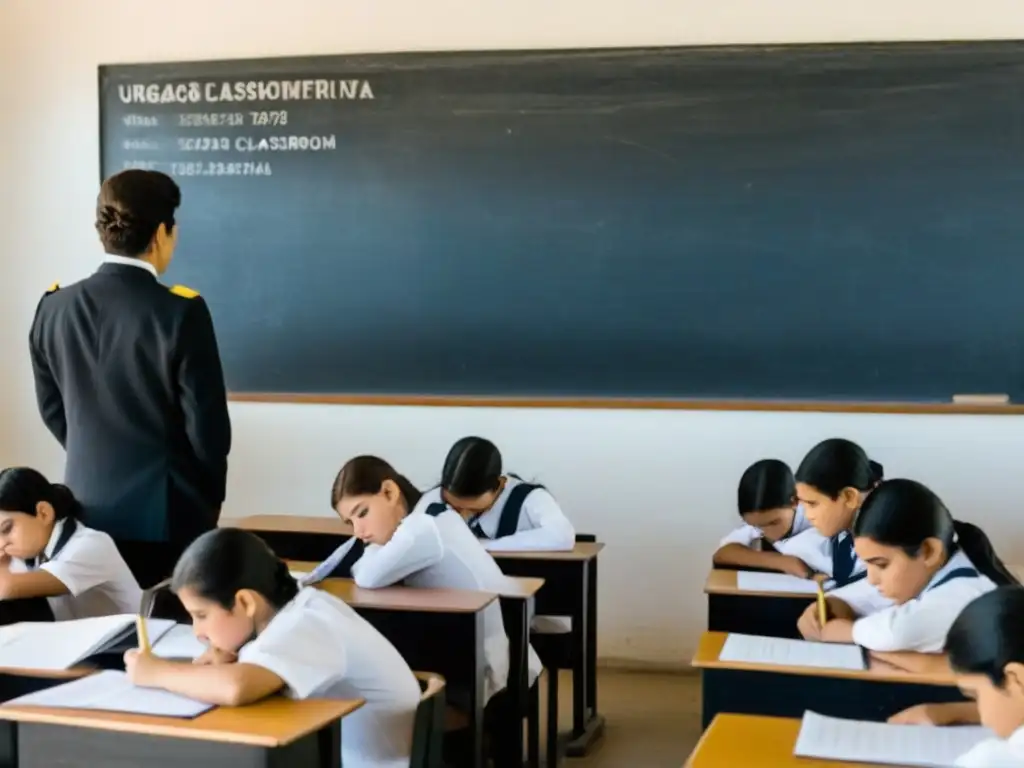 Impacto de las políticas educativas durante la dictadura en Uruguay: aulas sombrías, estudiantes uniformados y opresión en el ambiente