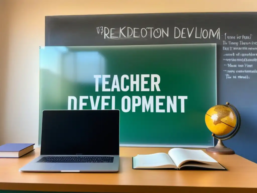 Clase minimalista en Uruguay: desarrollo docente y motivación Inspirador salón de clases en Uruguay para cursos de capacitación en la carrera docente