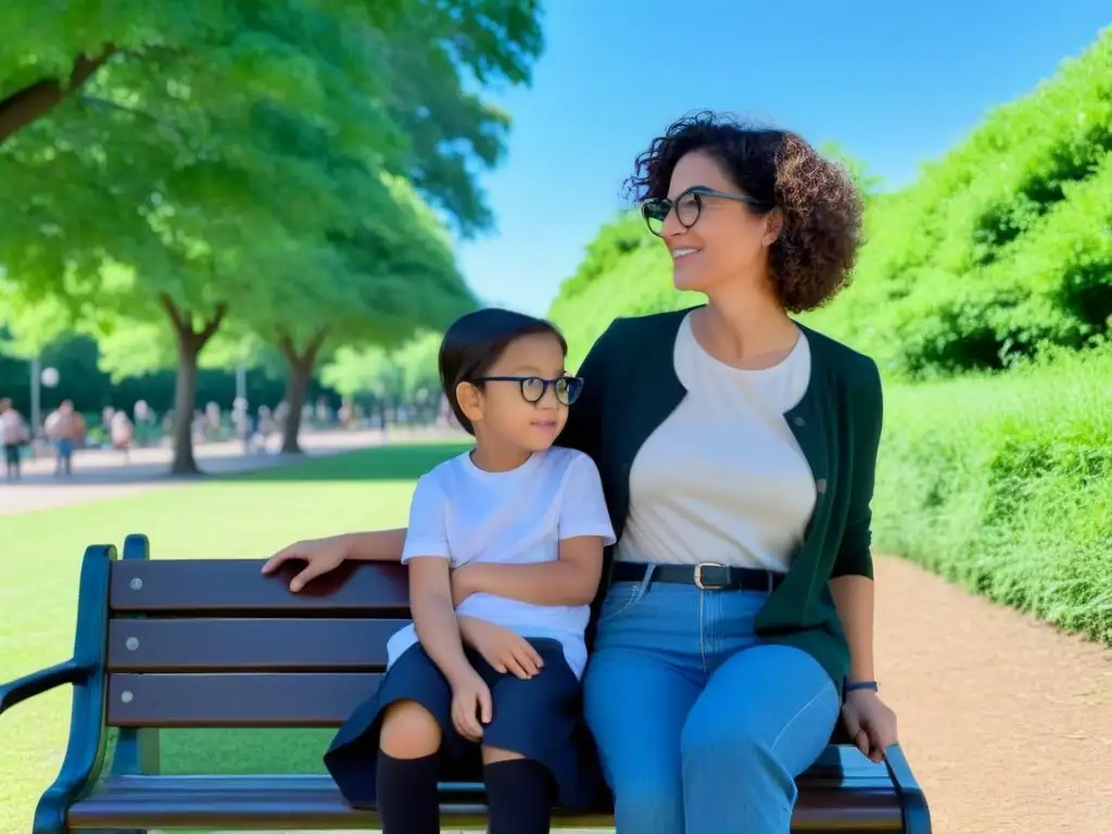 Un momento de complicidad y orientación vocacional entre padre e hijo en un parque