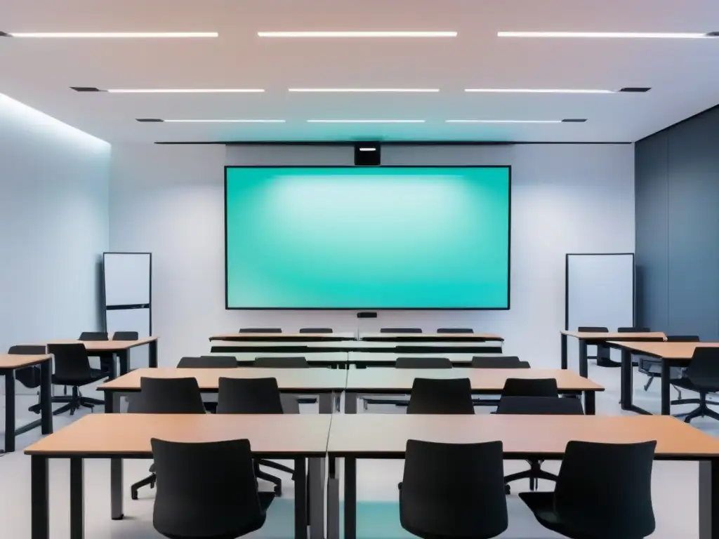 Salón futurista de AdTech en Uruguay: aulas colaborativas, tecnología de vanguardia y diversidad estudiantil