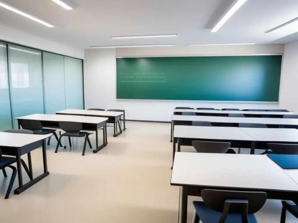 Salón moderno en Uruguay para enseñanza matemáticas innovadora