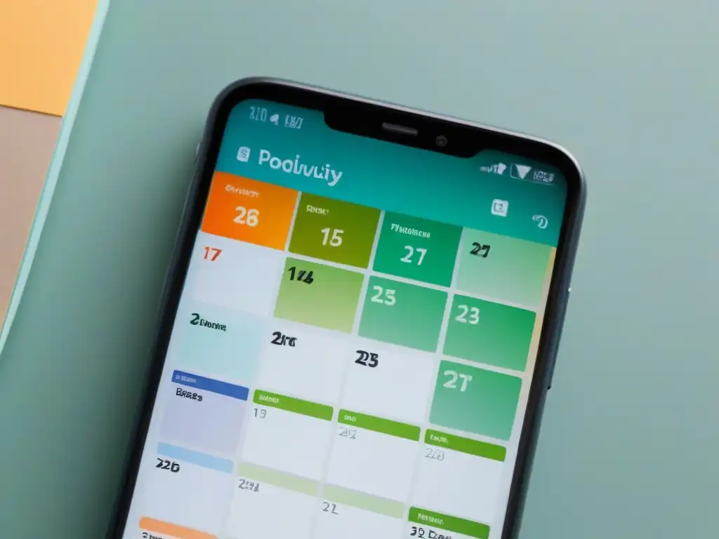 Productividad estudiantil: apps eficientes para Uruguay Teléfono inteligente con las mejores apps de organización para estudiantes en Uruguay