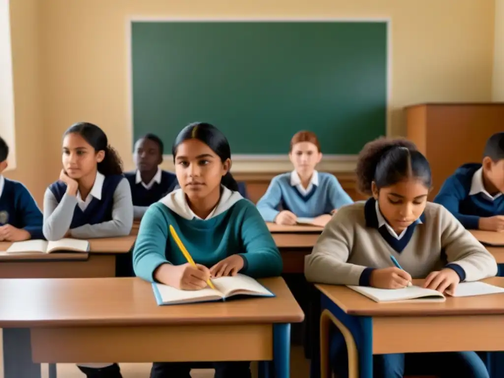 Unidos en la diversidad: estudiantes de diferentes culturas colaboran en un aula uruguaya