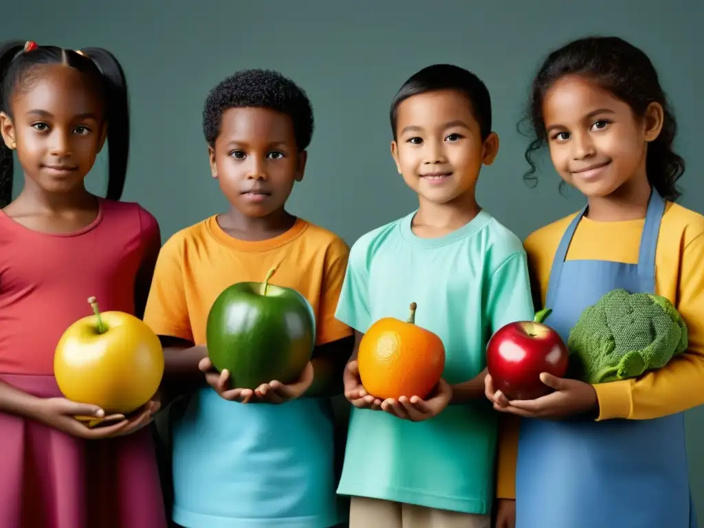 Unidos por la nutrición: niños del mundo con frutas y verduras, promoviendo políticas de nutrición escolar en Uruguay